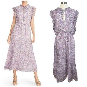 BB DAKOTA STEVE MADDEN Chiffon Floral Tiered Dress size XXL